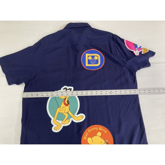 Disney World Vault Collection 50th Shirt Large Blue Camp Fab Five Collectible - Picture 6 of 8